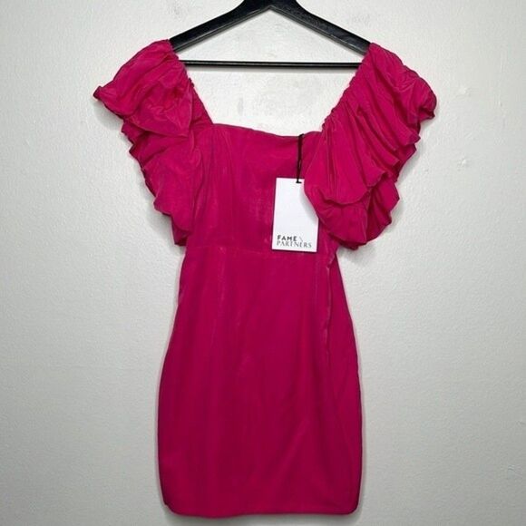 Fame and Partners The Halie Dress Womens Size 2 - Picture 3 of 12